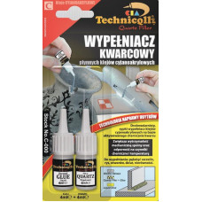 Technicqll C-000 Клей секундний ціаноакриловий кварцовий наповнювач 4ml+4ml флакон 