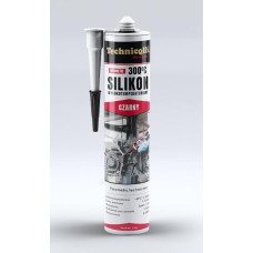 Technicqll S-686 Герметик силіконовий універсальний термостійкий 300°C чорний 300ml тюбик 